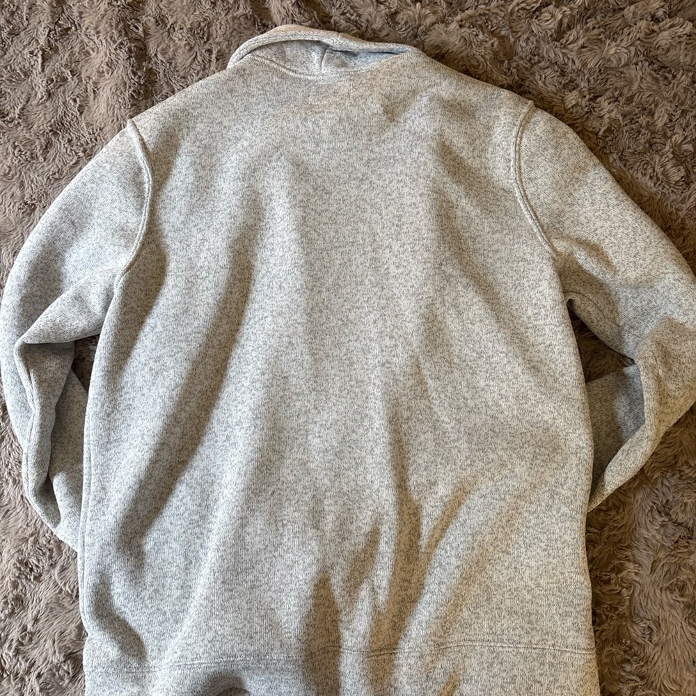 Old Navy Men’s Shawl Collar Cardigan Sweater XL Tall Gray Button Front - Picture 2 of 4